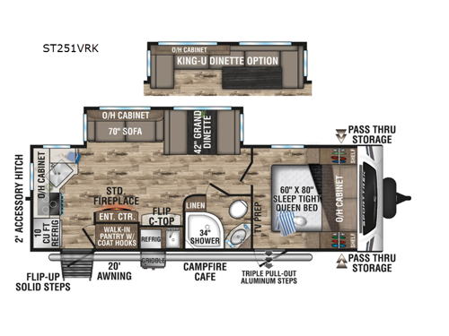 SportTrek ST251VRK Floorplan