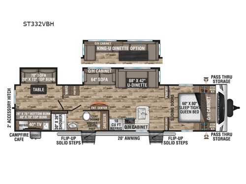 SportTrek ST332VBH Floorplan