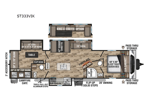 SportTrek ST333VIK Floorplan