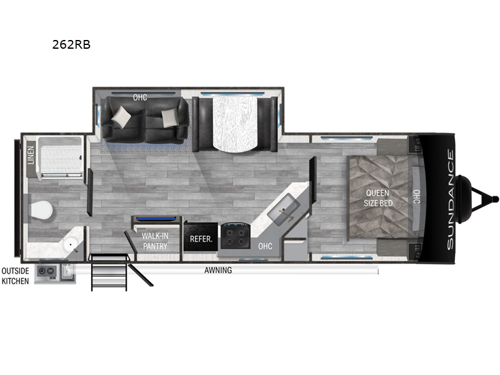 Sundance Ultra Lite 262RB Floorplan