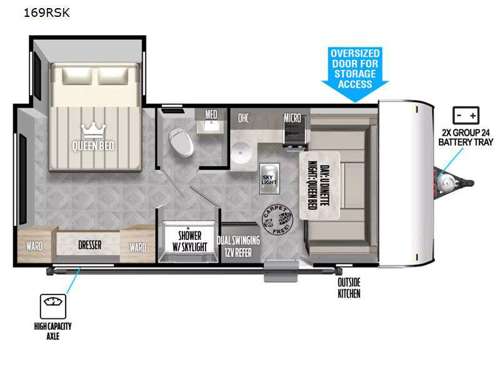 Salem FSX 169RSK Floorplan