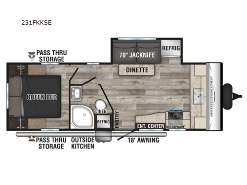 Sportsmen SE 231FKKSE Floorplan