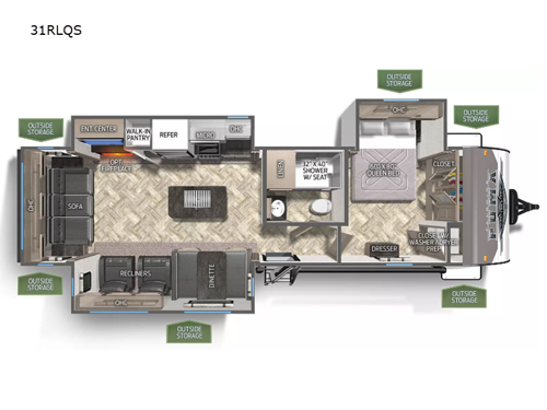 Puma 31RLQS Floorplan
