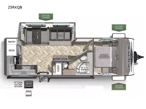 Puma 25RKQB Floorplan