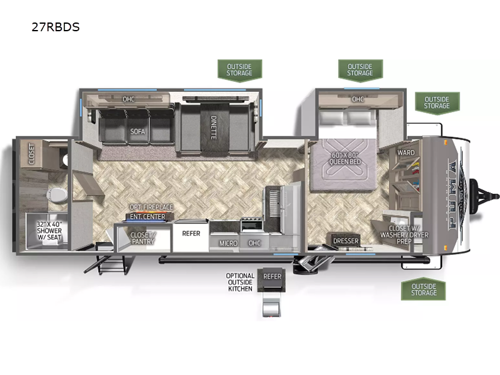 Puma 27RBDS Floorplan