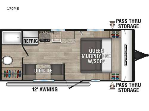 Sportsmen Classic 170MB Floorplan