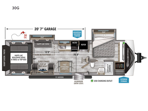 Momentum G-Class 30G Floorplan