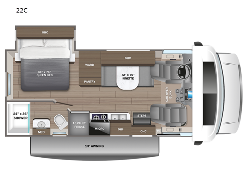 Odyssey SE 22C Floorplan Image