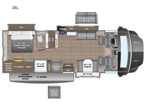 Accolade XT 35L Floorplan Image
