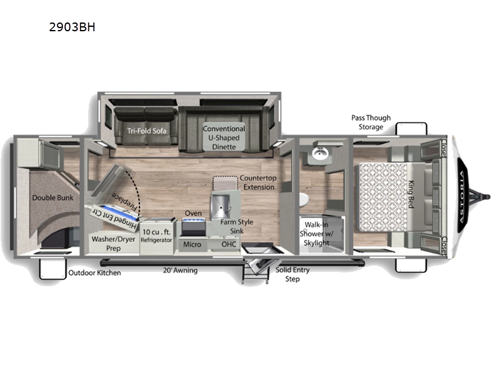 Astoria 2903BH Floorplan Image