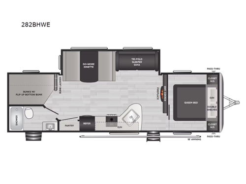 Springdale 282BHWE Floorplan Image