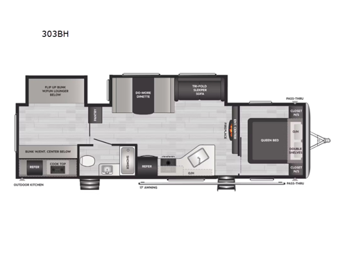 Springdale 303BH Floorplan Image