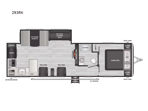 Springdale 293RK Floorplan Image