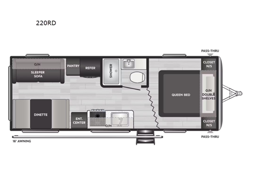 Springdale 220RD Floorplan Image