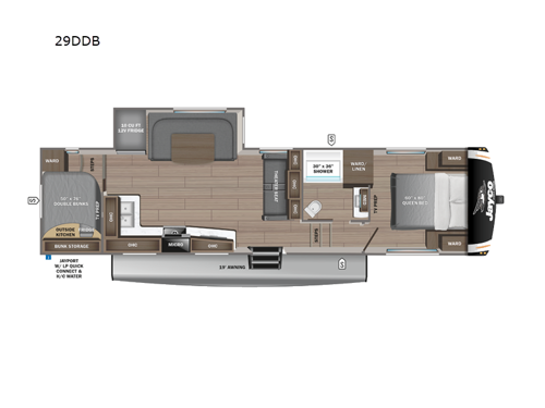 Eagle HT 29DDB Floorplan