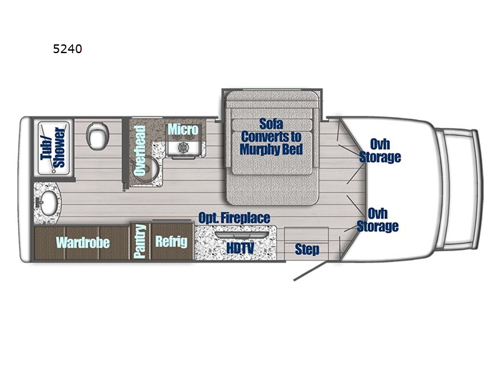 BT Cruiser 5240 Floorplan