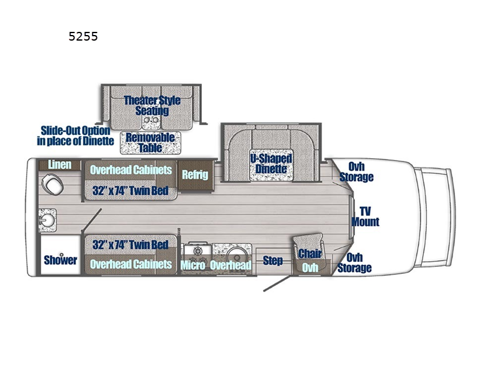 BT Cruiser 5255 Floorplan