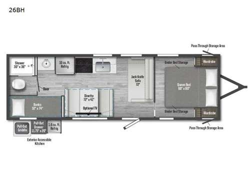Access 26BH Floorplan Image