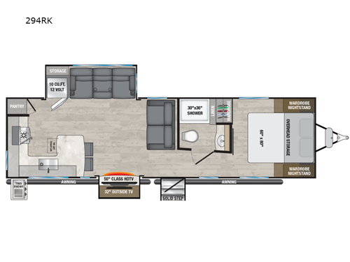 Delta 294RK Floorplan Image
