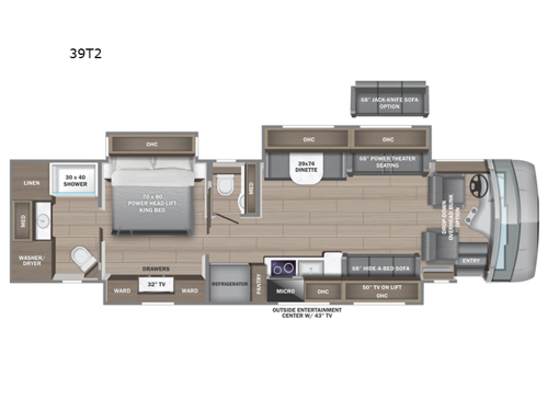 Reatta XL 39T2 Floorplan Image