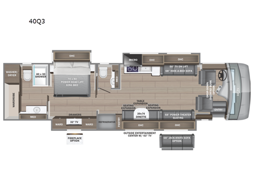 Reatta XL 40Q2 Floorplan Image