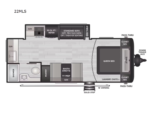 Hideout 22MLS Floorplan
