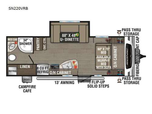 Sonic SN220VRB Floorplan