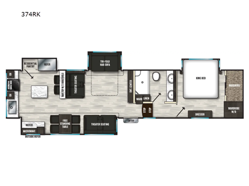 Brookstone 374RK Floorplan