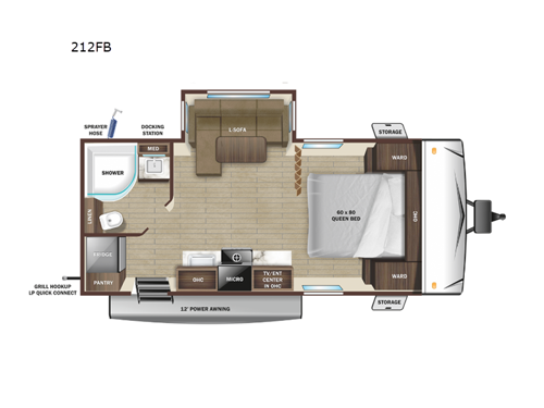 Range Lite 212FB Floorplan