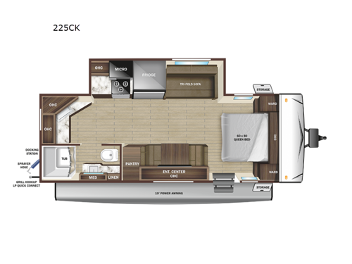 Range Lite 225CK Floorplan Image