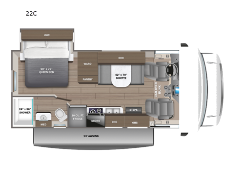 Redhawk SE 22C Floorplan