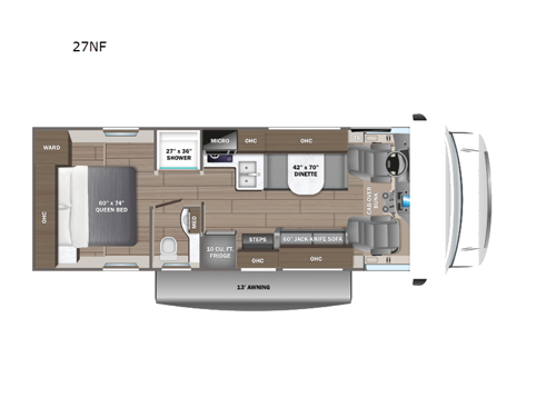 Redhawk SE 27NF Floorplan