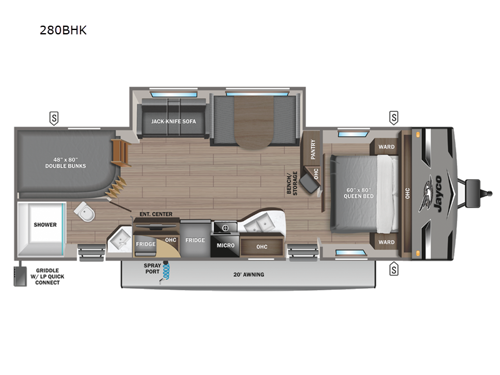 Jay Flight 280BHK Floorplan