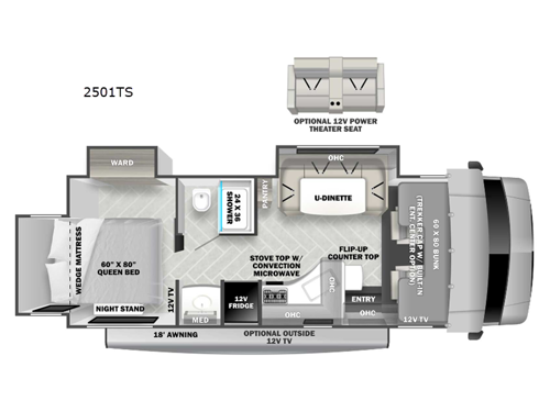 Forester Classic 2501TS Ford Floorplan