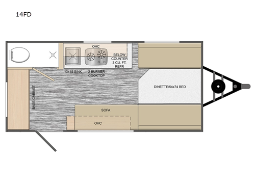 Rove Lite 14FD Floorplan Image