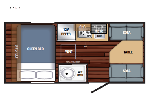 Bushwhacker Plus 17 FD Floorplan