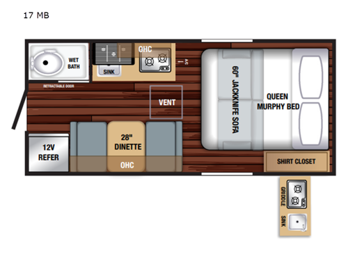 Bushwhacker Plus 17 MB Floorplan