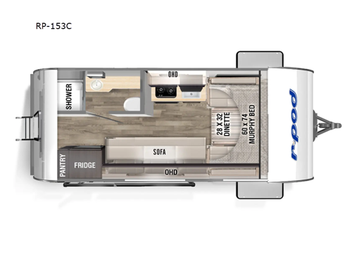 R Pod RP-153C Floorplan Image