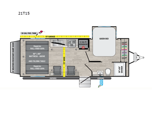 Valor All-Access 21T15 Floorplan Image