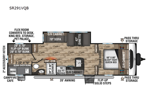 Stratus SR291VQB Floorplan