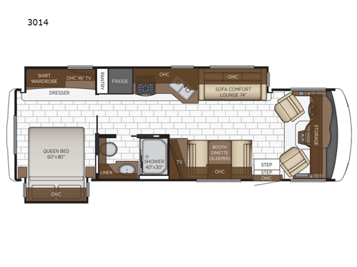 Bay Star Sport 3014 Floorplan