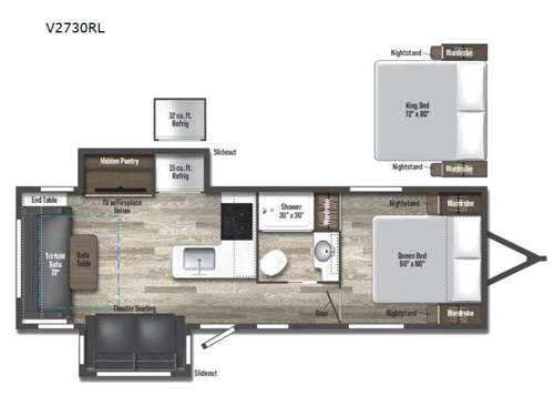 Voyage V2730RL Floorplan Image