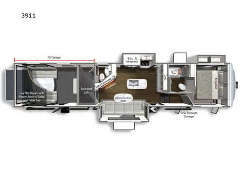 Triton 3911 Floorplan Image