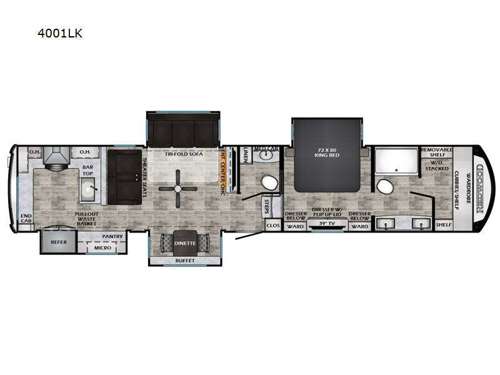 Redwood 4001LK Floorplan Image