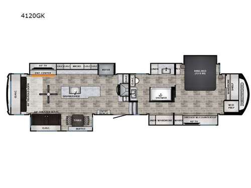 Redwood 4120GK Floorplan Image