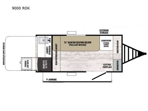 Clipper ROK 9000 Floorplan Image