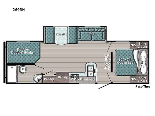 Ameri-Lite Ultra Lite 269BH Floorplan