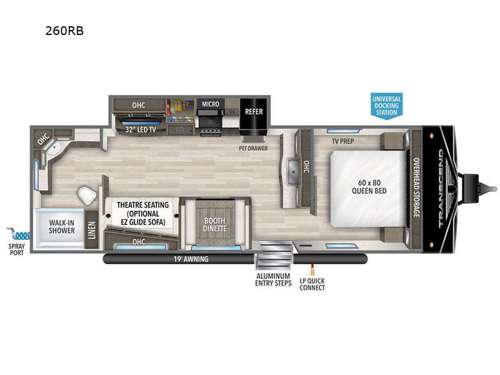 Transcend Xplor 260RB Floorplan Image