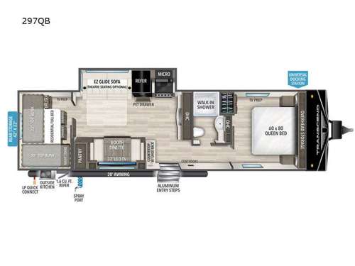 Transcend Xplor 297QB Floorplan