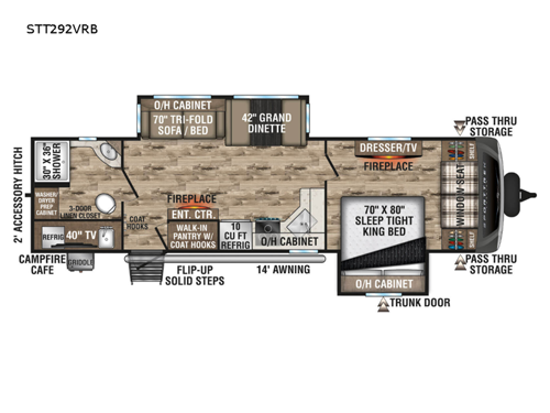 SportTrek Touring Edition STT292VRB Floorplan